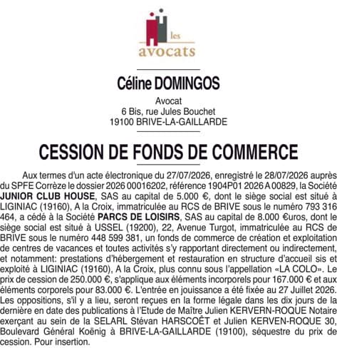 Contenu publication