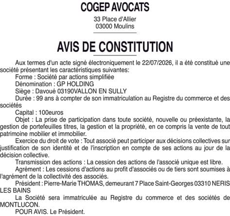 Contenu publication