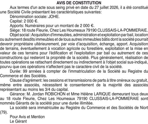Contenu publication
