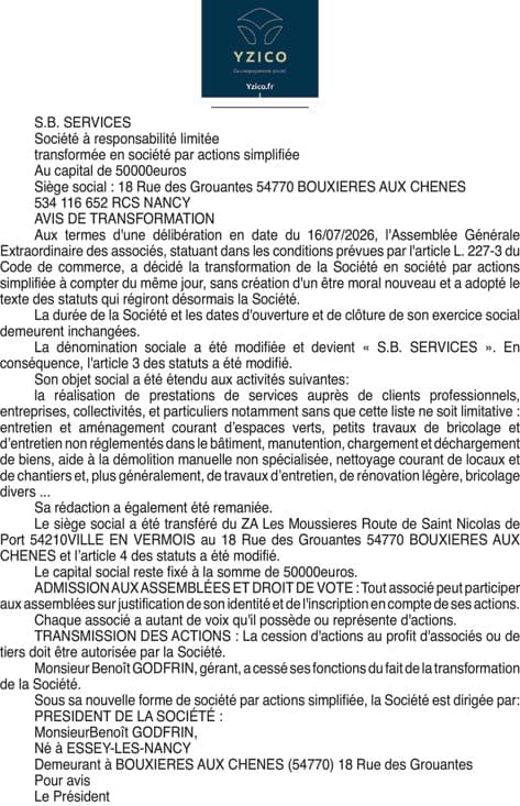 Contenu publication