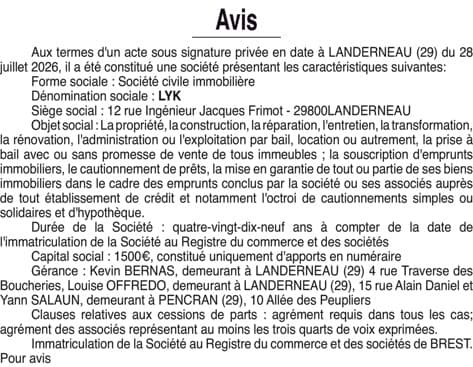 Contenu publication