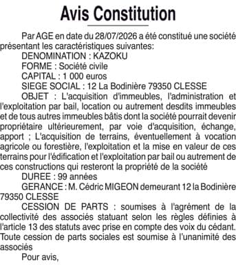 Contenu publication