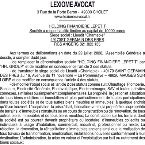 Contenu publication