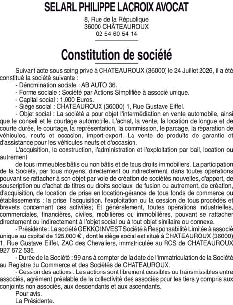 Contenu publication