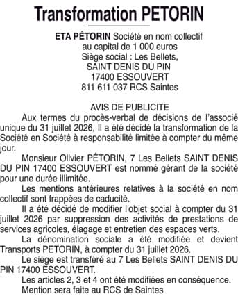 Contenu publication