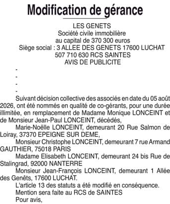 Contenu publication