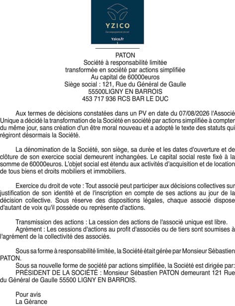 Contenu publication