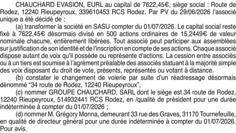 Contenu publication