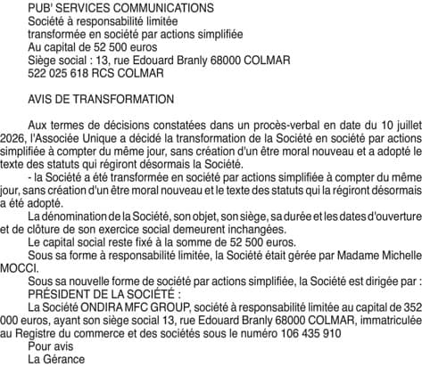 Contenu publication