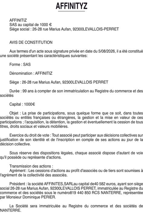 Contenu publication