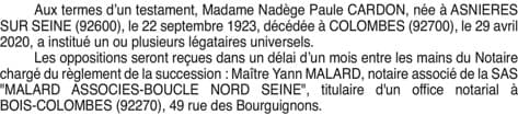 Contenu publication