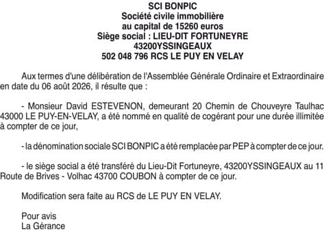 Contenu publication