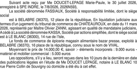 Contenu publication