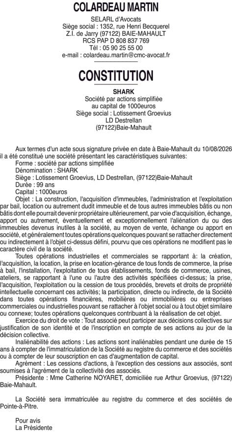 Contenu publication