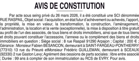 Contenu publication
