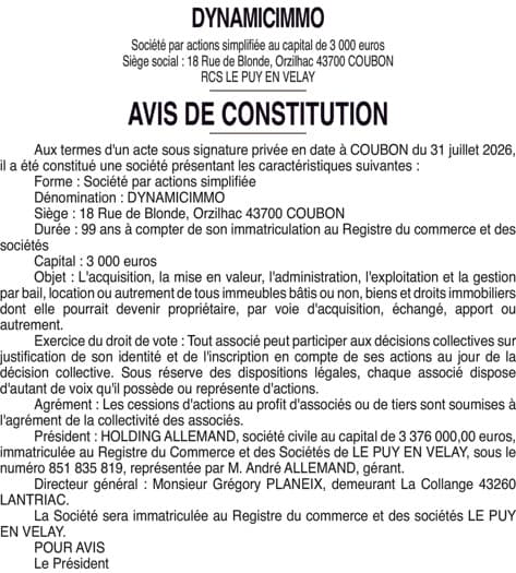 Contenu publication