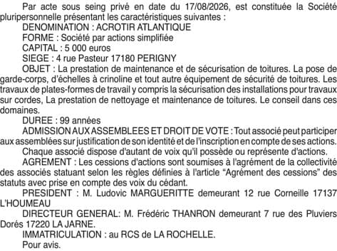 Contenu publication