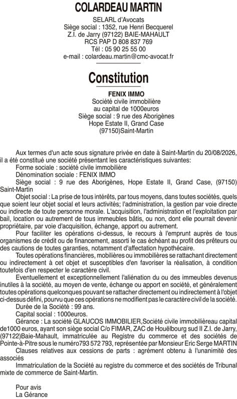 Contenu publication
