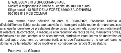 Contenu publication