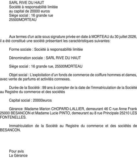 Contenu publication