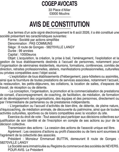 Contenu publication
