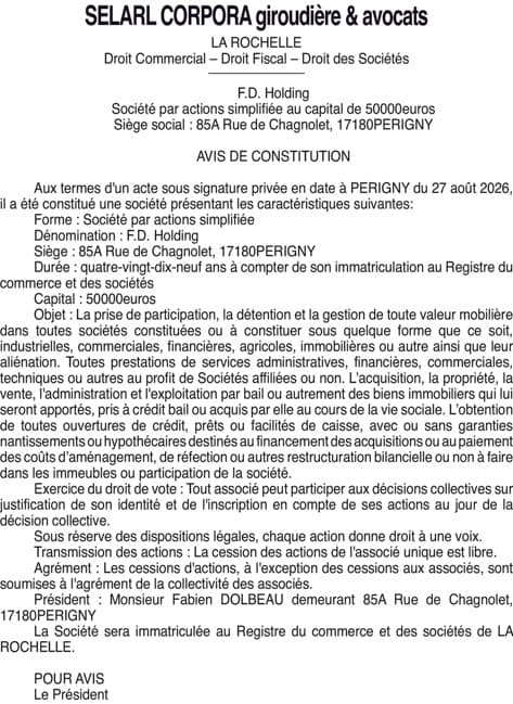 Contenu publication