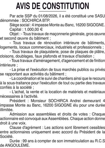 Contenu publication