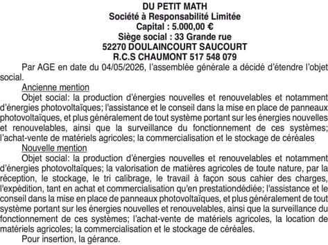 Contenu publication