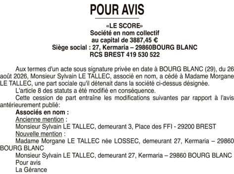 Contenu publication