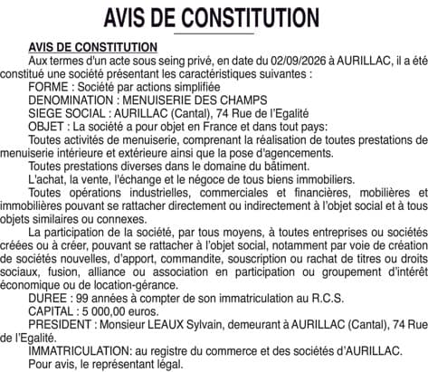 Contenu publication