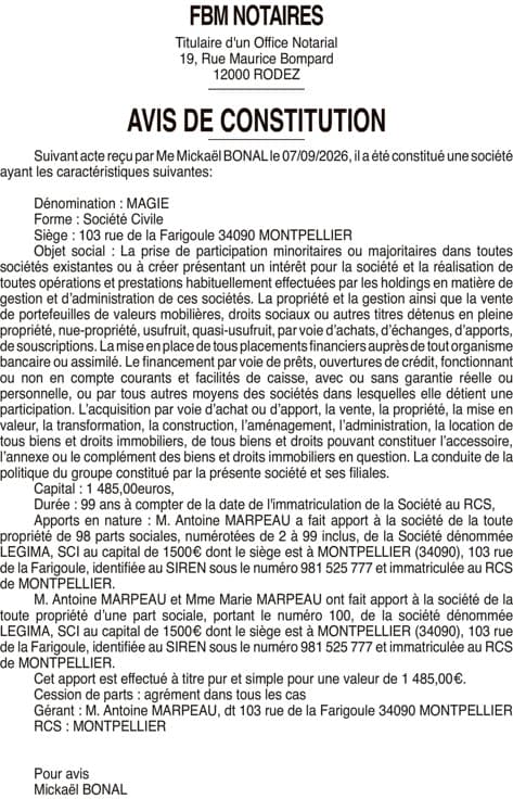 Contenu publication