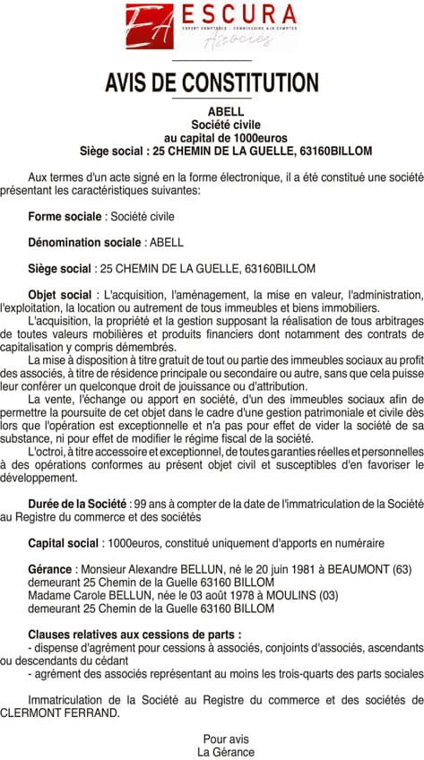 Contenu publication