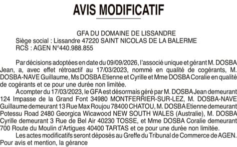 Contenu publication