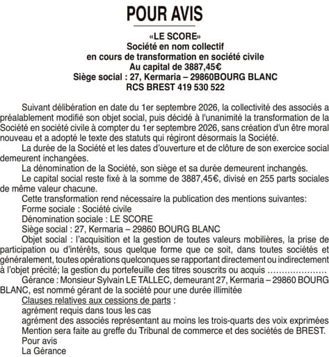 Contenu publication