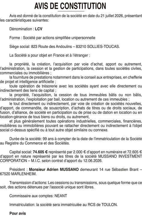Contenu publication