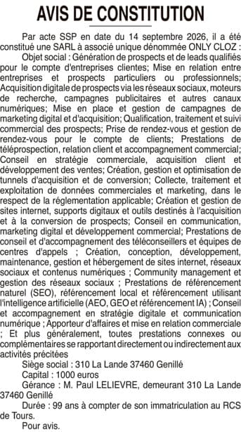 Contenu publication
