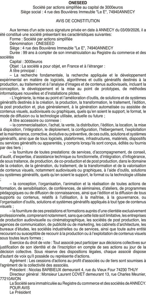 Contenu publication