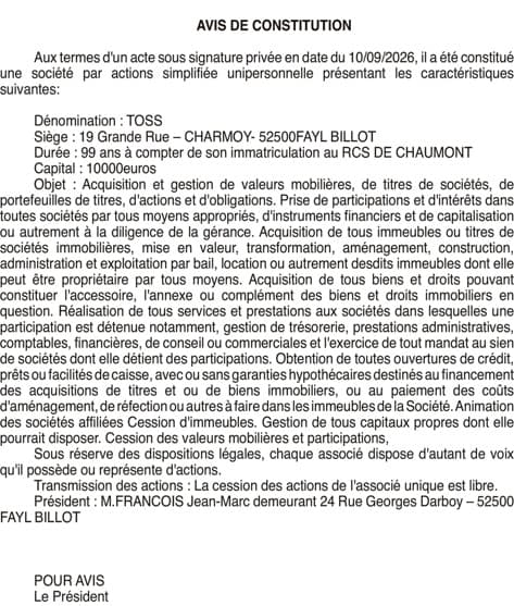 Contenu publication