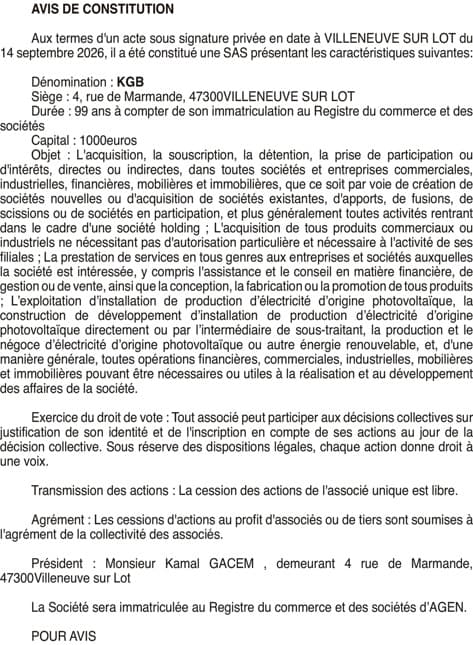 Contenu publication