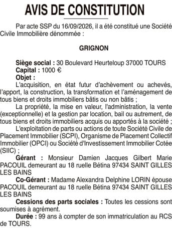 Contenu publication
