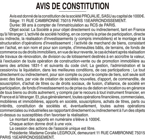 Contenu publication