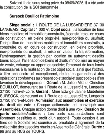 Contenu publication