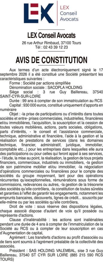 Contenu publication