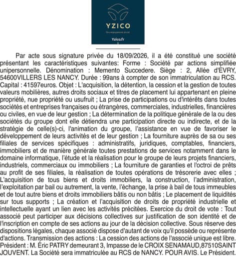 Contenu publication