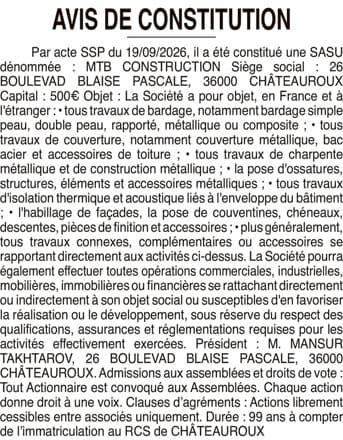 Contenu publication