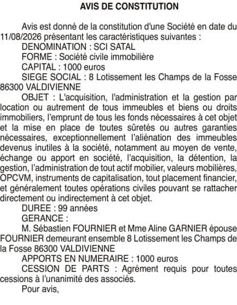 Contenu publication