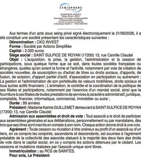 Contenu publication