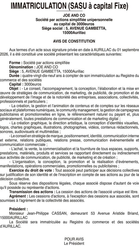 Contenu publication