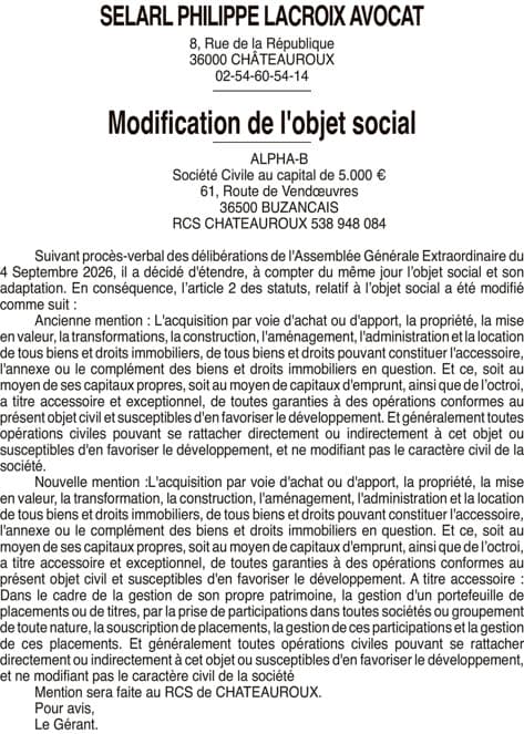 Contenu publication