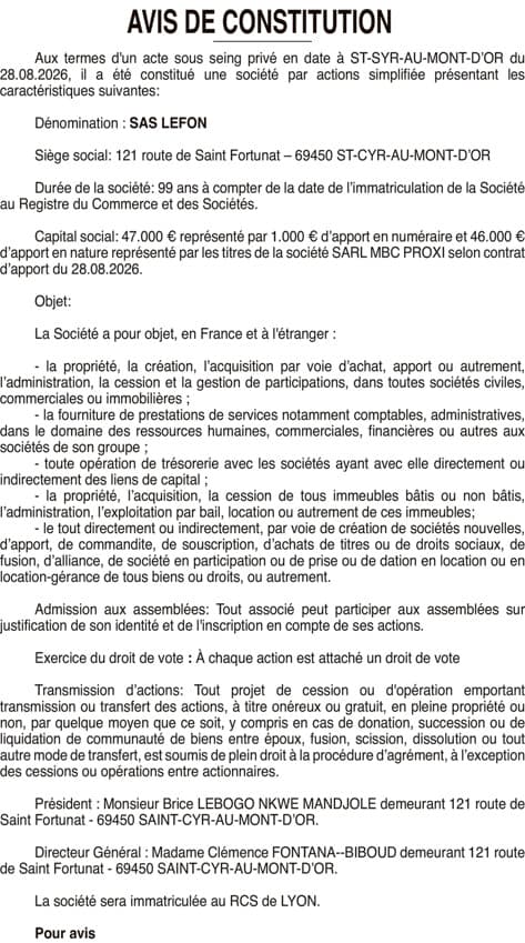 Contenu publication